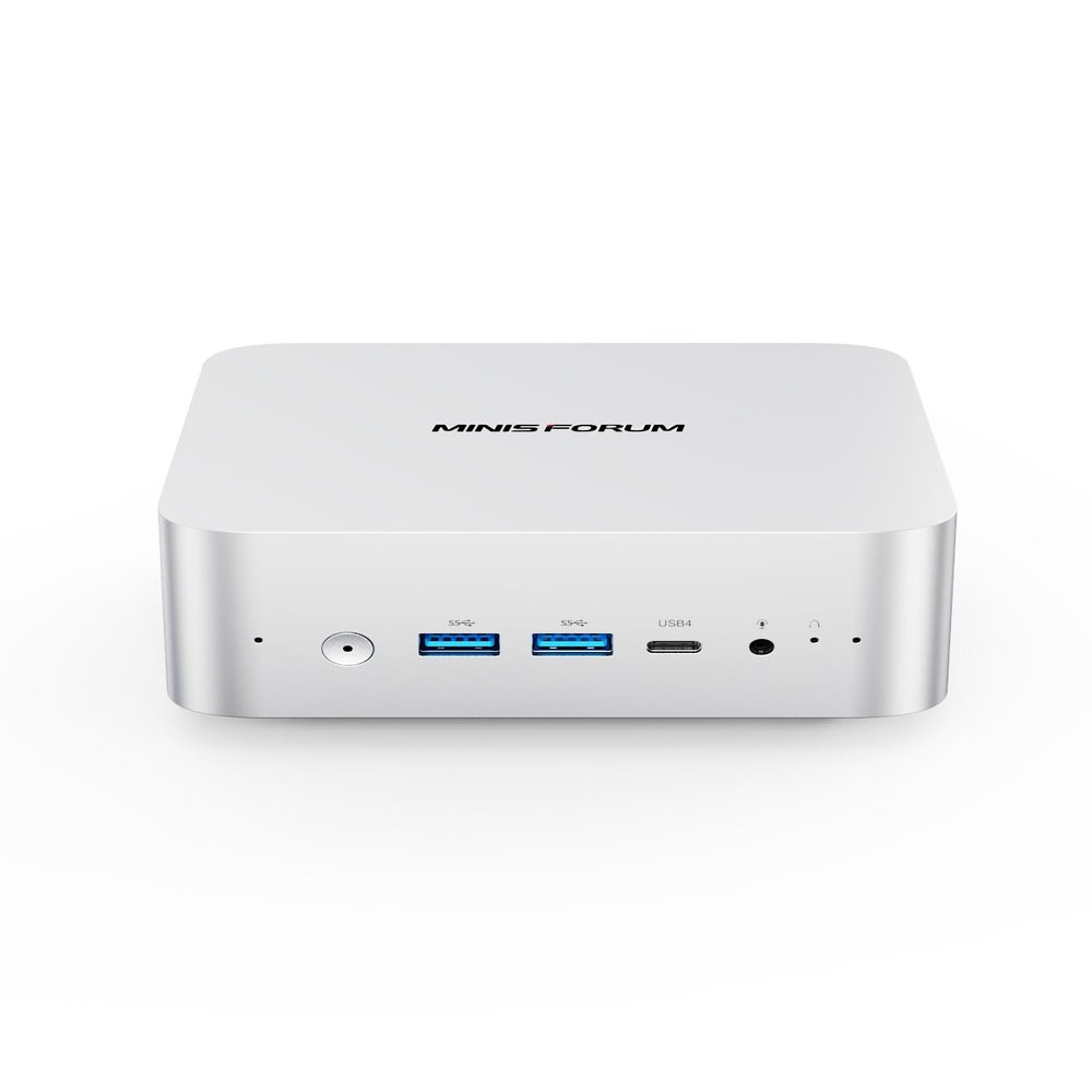 MINISFORUM AI Mini PC M1 Pro-125H with Intel Core Ultra 5 125H(14C/18T,up to 4.5Ghz), Mini Computer 32GB DDR5 PCIe4.0 SSD 512GB,Triple Display with HDMI 2.1/USB4/DP,5 X USB Ports, WiFi 7,BT5.4