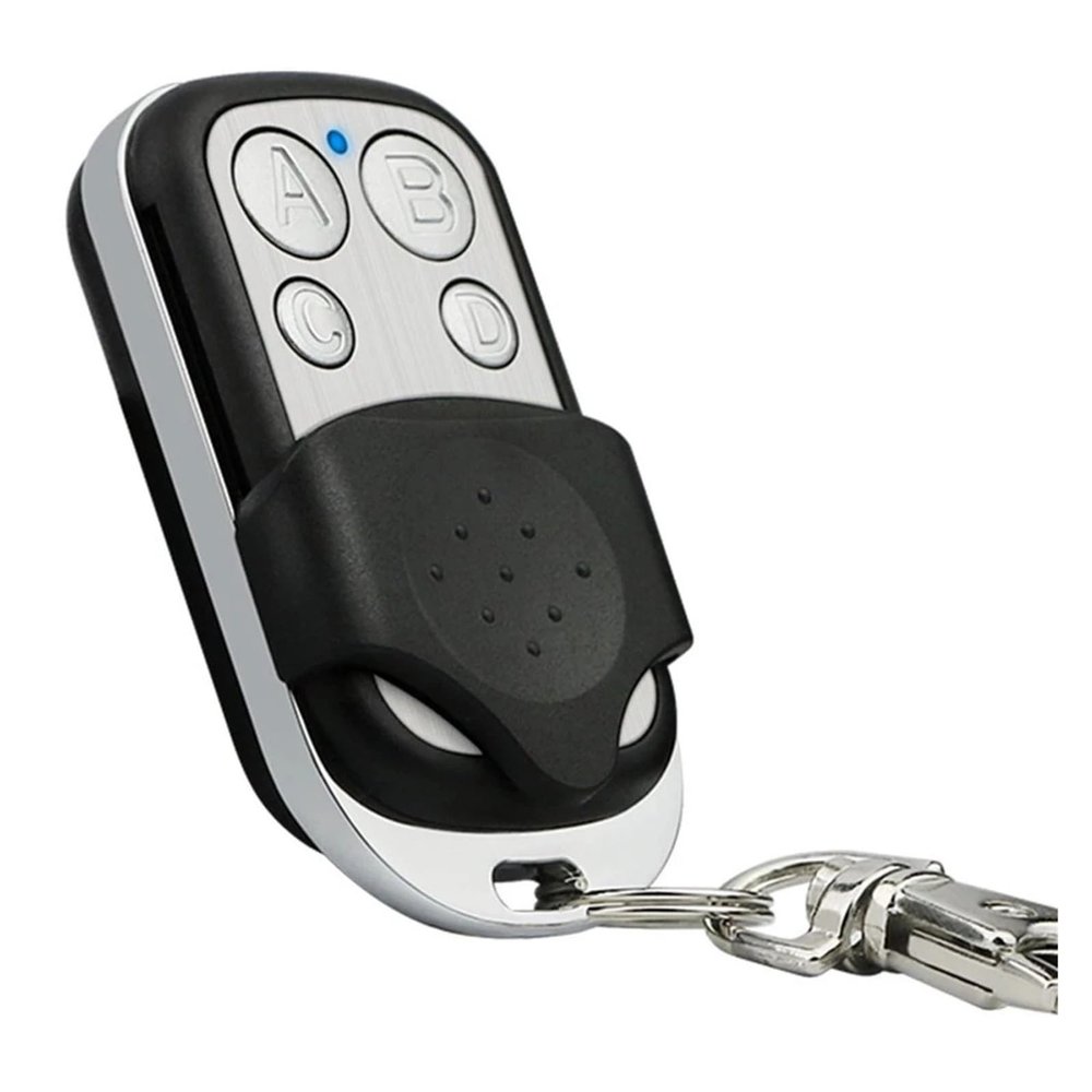 1PCS 433Mhz 433.92mh Electric Garage Door Key Wireless Copy Remote Control Metal 4 Button Learning Code Controller