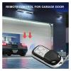 1PCS 433Mhz 433.92mh Electric Garage Door Key Wireless Copy Remote Control Metal 4 Button Learning Code Controller view 2