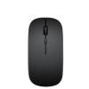 2.4GHz wireless Bluetooth mouse, dual-mode Slim rechargeable wireless mouse, silent USB mouse, 3 adjustable DPI, compatible with laptops, Windows Mac, Android Mac, MAC computers (matte black) view 1