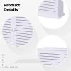 yeeplant Router Box for Wall Mount, 48 Cm White, Louvered Door view 3