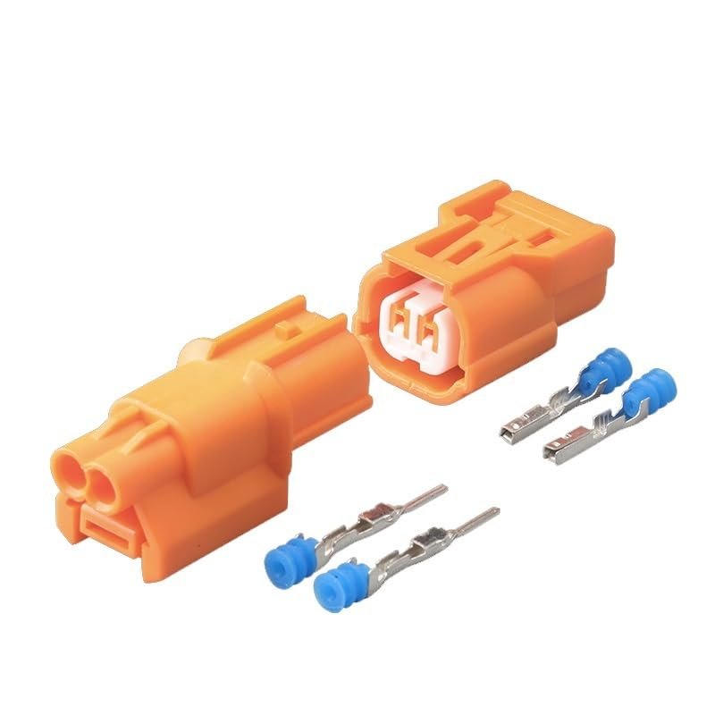 1/5/10/20/50Sets 2Pin Automotive Water Proof Electric Wire Harness Male Female Wiring Connector Plug 6188-0590 6189-0891(2p Female Male,1 Set_2P)