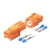 1/5/10/20/50Sets 2Pin Automotive Water Proof Electric Wire Harness Male Female Wiring Connector Plug 6188-0590 6189-0891(2p Female Male,1 Set_2P) view 1