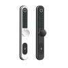 Slim Biometric Smart Door Lock Digital Glass Door Lock with Fingerprint, for Apartments Villas Homes Office(Silver) view 2