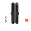 Slim Biometric Smart Door Lock Digital Glass Door Lock with Fingerprint, for Apartments Villas Homes Office(Silver) view 3