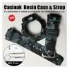 BTYSEQ Silicone Cover Compatible With GW-6900A G-6900B GLX-6900GB GLS-6900 Resin Case + Strap Compatible With DW6900 DIY Accessories Screen Protector(Black-W) view 2