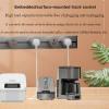 FFDSDUH Power Strips Safe & Powerful, Detachable Sockets for Convenience, Flexible Rotation & LED Indication, Easy Installation Without Grooving(Black,40cm) view 2