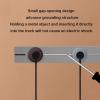 FFDSDUH Power Strips Safe & Powerful, Detachable Sockets for Convenience, Flexible Rotation & LED Indication, Easy Installation Without Grooving(Black,40cm) view 3