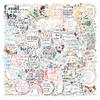 100 Pcs Bible Verse Stickers Inspired Christian Stickers for Adults Faith Jesus Bible Religious Vinyl Waterproof Stickes for Water Bottles Laptops Phone Luggage Guitar view 1
