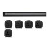 FFDSDUH Power Strips u2013 60cm/80cm/100cm Adjustable Electrical Track with Removable Adapter, 8000W Overload Protection for Home/Office/Kitchen(Black,80cm) view 1