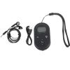 BAFOVY AM FM Mini Portable Radio with Backlight, Compact DC5V 76-108MHz FM 520 522-1710KHz AM Radio with Earphone for Outdoor Use (Black) view 2