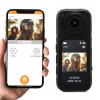 XUMIUZIY 2.7K Thumb Action Camera, Handsfree POV Recording Wearable Camera with 1.47 Inch Screen, Protable 180 Rotatable WiFi with Magnetic Lanyard for Cycling view 2