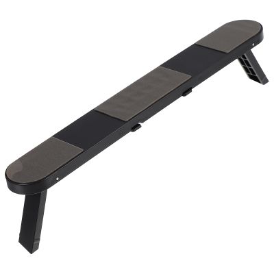 GARIOUANS Portable Folding Laptop Stand Self-Adhesive Heightened Laptop Riser for Desk Black Compact Notebook Holder for Travel and Office Use