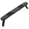 GARIOUANS Portable Folding Laptop Stand Self-Adhesive Heightened Laptop Riser for Desk Black Compact Notebook Holder for Travel and Office Use view 1