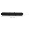 GARIOUANS Portable Folding Laptop Stand Self-Adhesive Heightened Laptop Riser for Desk Black Compact Notebook Holder for Travel and Office Use view 2