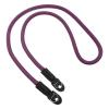 Gadpiparty Camera Elastic Shoulder Strap with Climbing Rope for DSLR and Mirrorless Cameras, Microfiber Safety Neck Strap Adjustable for Outdoor Photography, Purple view 1