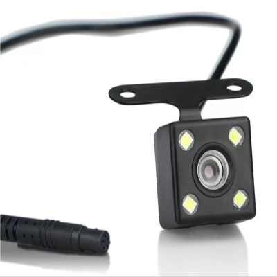 170 Motor Vehicle Mirror Dash Cam DVR Rear View Camera 2.5mm 5Pin Car Mounted 4LED Backup Reversing Camera(Camera Wiring)(Single Camera)