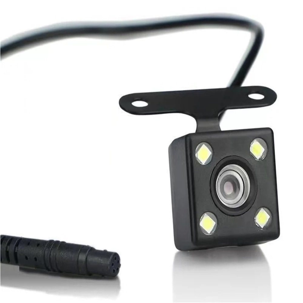 170 Motor Vehicle Mirror Dash Cam DVR Rear View Camera 2.5mm 5Pin Car Mounted 4LED Backup Reversing Camera(Camera Wiring)(Single Camera)
