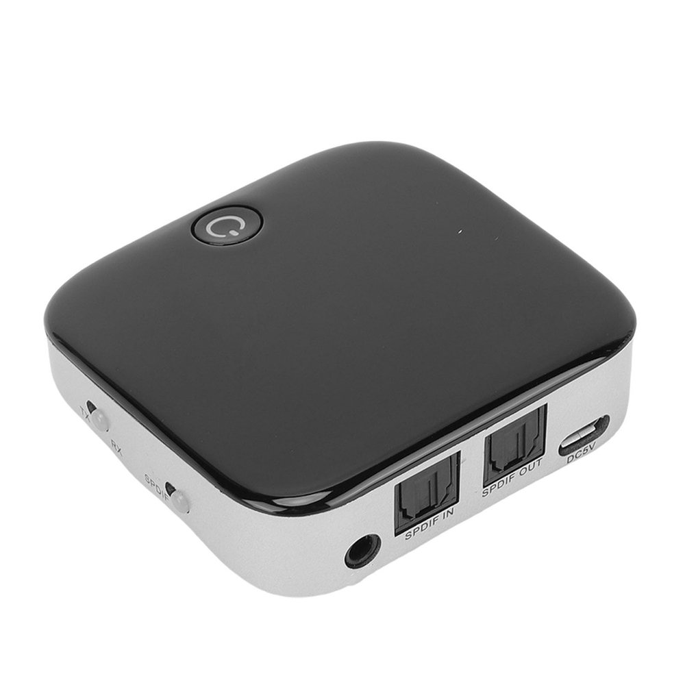Yoidesu Bluetooth 5.0 Transmitter Receiver, 2 in 1 Airplane Wireless Adapter for Flight,TV,PC,Gym, Compatible with 2 Headphones, 3.5mm Aux Adapter, Plug and Play