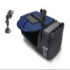 AutoExec Roadmaster Car Desk for Your Vehicle Workstation and Mobile Office, Blue, with Phone Mount, Suction Phone Mount view 1