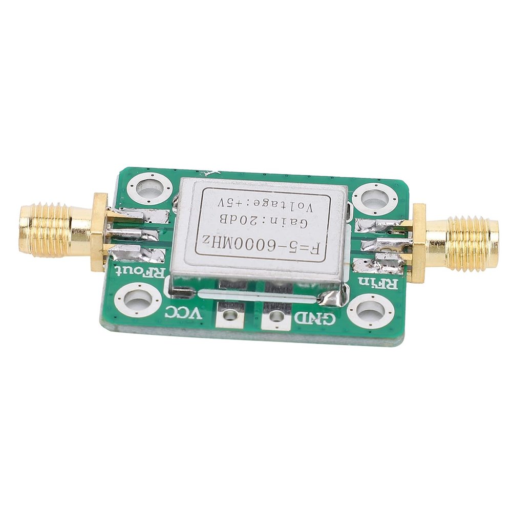 Acouto RF Module Ultra Wideband Medium Power Amplifier 5M-6GHz with Shielding Box/Cover and 20dB Gain, Portable and