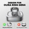 Ring Chager Compatible with Ou-ra Ring4, Fast Charge for Ou-ra Ring Gen 4 of Size 9, Charging Dock with USB-C Cable view 2