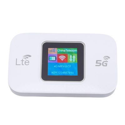 banapoy 5G Mobile Hotspot Router, 300Mbps High Speed Portable WiFi Computer Router with WPA WPA2 Encryption, for Travel Outdoor Europe Asia