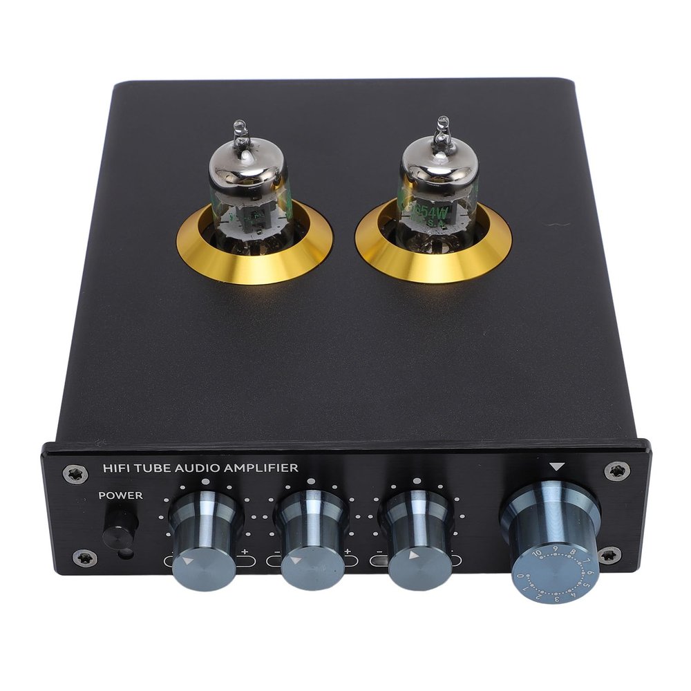 Fabater Phono Preamp for Turntable, Adjustable Home Audio Stereo Pre amp with RCAs Input Ouput, Stereo Audio HiFi Preamplifier for Amplifier Active Subwoofer Speakers (US Plug)