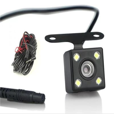 170 Motor Vehicle Mirror Dash Cam DVR Rear View Camera 2.5mm 5Pin Car Mounted 4LED Backup Reversing Camera(Camera Wiring)(Camera Wiring)