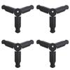 FUNNETOYU 4 Pcs Foldable Phone Tripod and Tabletop Video Tripod for Smartphones and Cameras, Compact Mini Desktop Stand for Vlogging, Streaming, and Photography view 1