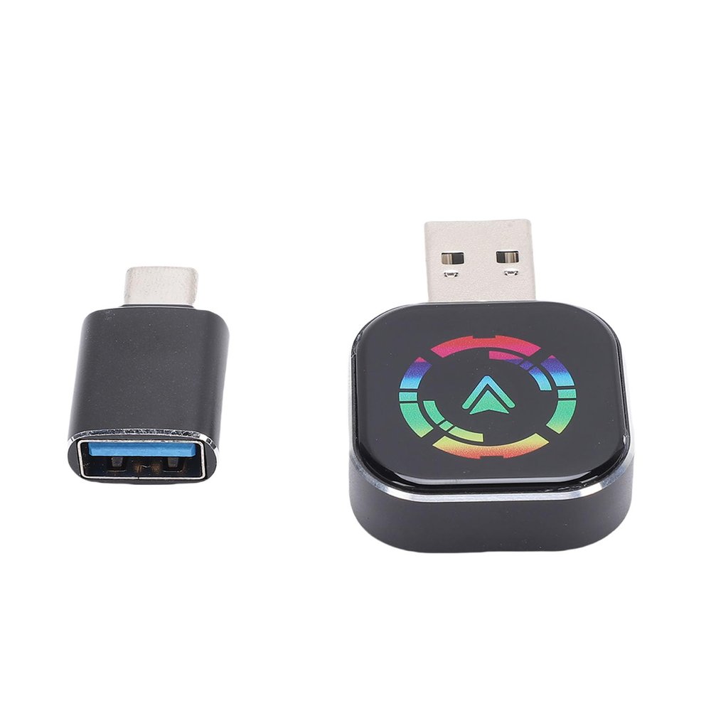 Yoidesu Wireless Car Play Adapter with Automatic Connection, Wired to Wireless Car Play Adapter for Android Auto Conversion with Type C to USB