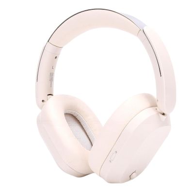 Cuifati Wireless Headphones, Bluetooth 5.3 Headphones Over Ear with EQ Sound Modes, 100 Hours Standby Time, Gaming Headset for Gaming or Listening, Dual Speaker (Cream)