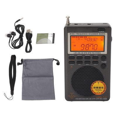 Eujgoov Full Band DSP Radio Modern Technology Digital Receiver 1000 Frequencies Portable for All Types of Broadcasts and Users
