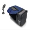AutoExec Roadmaster Car Desk for Your Vehicle Workstation and Mobile Office, Blue, with Suction Phone Mount view 1