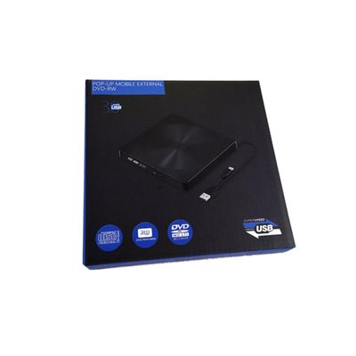 FRCOLOR External DVD Drive Typec USB Multifunctional CD DVD Burner for Laptop Notebook, Portable External Optical Drive Compatible with Windows and Other Operating Systems, Black
