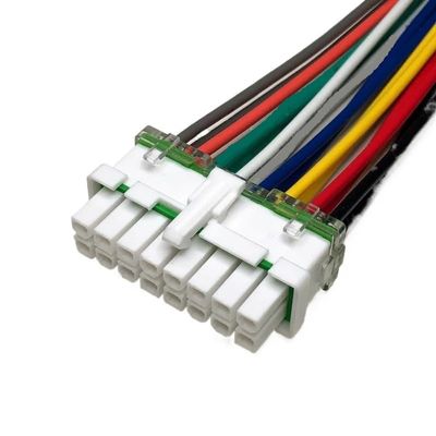 5557-4.2mm Electric Vehicle Controller Plug 2p3p4p6p8p10p12p14p16p Wiring Harness Water Proof Connector Wire Length 30cm(16p Female,1sets)