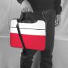 14 inch Laptop Bag with Unique Polish flag Pattern Light and Easy To Carry for Business Trips Work and Study view 2