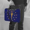 14 inch Laptop Bag with Unique Indiana State Flag Pattern Light and Easy To Carry for Business Trips Work and Study view 2