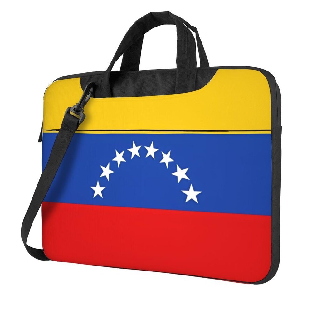 14 inch Laptop Bag with Unique Flag of Venezuela Pattern Light and Easy To Carry for Business Trips Work and Study
