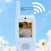 Denash Video Walkie Talkies, 2PCS Handheld 2 Way Talk Radio with 2.0inch Screen & 500m Range, Rechargeable Video Intercom for Outdoors view 2