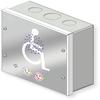 MX16RSS-US Surface Mount Emergency Voice Call Station, Silver Faceplate, 24V DC, Type B Call Station, Area of Refuge Device, ADA Compliant, for use with VoCALL 16 US Systems view 2