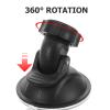 SOLUSTRE Universal Suction Cup Dash Camera Mount with 360 Rotating Ball Head, High-Temperature Resistant Windshield Camera Bracket for Car GPS Navigation and Driving Recorder view 3
