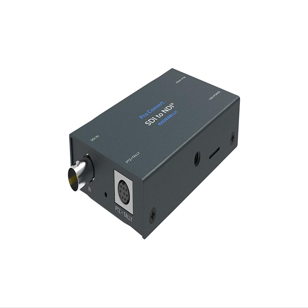 Magewell Pro Convert SDI TX  1-Channel SDI to NDI Encoder with Advanced Video Processing, RJ45 Gigabit Network, PoE/USB Power, PTZ & Tally Control, Professional AV-Over-IP Converter (64060)