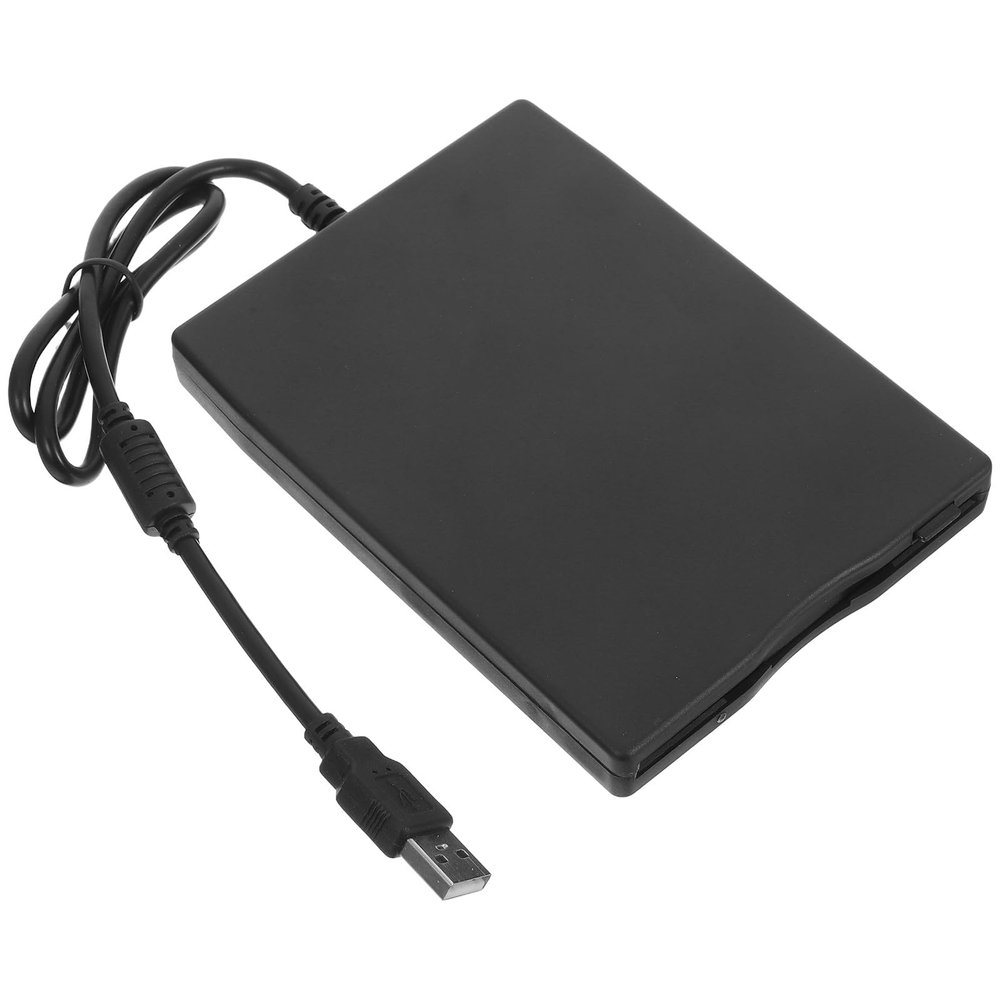 Vaguelly External Floppy Disk Drive USB Floppy Disk Reader for Laptop and Desktop Computers Portable 3.5-Inch Compatible with PC Operating Systems