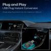 AgeHaobao Carplay Adapter for Mercedes-AMG GT 2015-2025-pr, Mini Easy Use 2 in 1 Plug and Play, Navigation Music and Voice Control Fast and Stable Low Latency,Silver B view 3