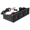 Alipis PC Front Panel Stereo Surround Speakers with Built-in Mic for Desktop Computers, Heat Resistant Black Loudspeaker for Computer Case Audio Accessories view 1