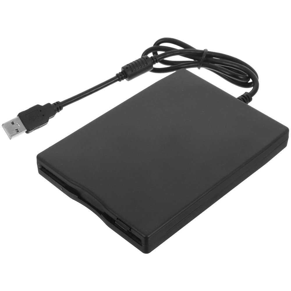 FUNNETOYU USB External Floppy Disk Drive Portable 3.5 Inch Disc Reader for Laptop PC Computer Data Storage Compatible with USB and C Ports
