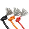 ACFFVBW Coiled Extension Cord, 1 Meter 5 Meters Ultra Soft High Temperature Silicone Copper Wire 30AWG to 10 AWG Flexible Heat-Resistant Cable Connector(Black,1 Meter 22AWG) view 1