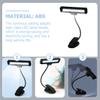 GLEAVI LED Music Stand Light Clip, Rechargeable USB Reading Lamp 10 LED Bulbs, Small Clip-On Sheet Music Light for Piano, Guitar, and Book Reading view 3