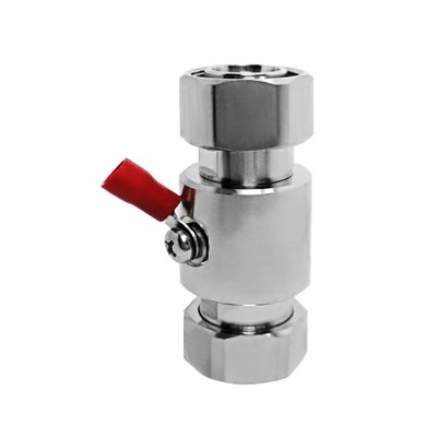 0-3GHz 4.3/10 Male to Male Lightning Arrestor Protector - 50 Ohm Surge Arrester for Outdoor Use